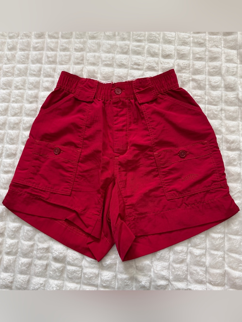 AFTCO 26 Red Original Fishing Shorts